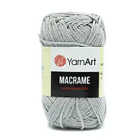 Пряжа YarnArt 'Macrame' 90гр 130м (100% полиэстер) (149 серо-коричневый)