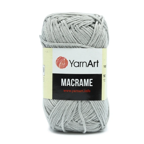 Пряжа YarnArt 'Macrame' 90гр 130м (100% полиэстер) (149 серо-коричневый)