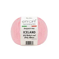 Пряжа Etrofil 'ICELAND' 50гр 250м (10% кид мохер, 5% беби альпака, 55% полиамид, 30% вискоза) (04060