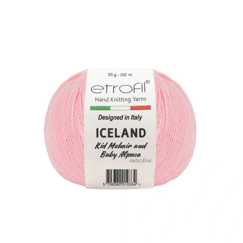 Пряжа Etrofil 'ICELAND' 50гр 250м (10% кид мохер, 5% беби альпака, 55% полиамид, 30% вискоза) (04060