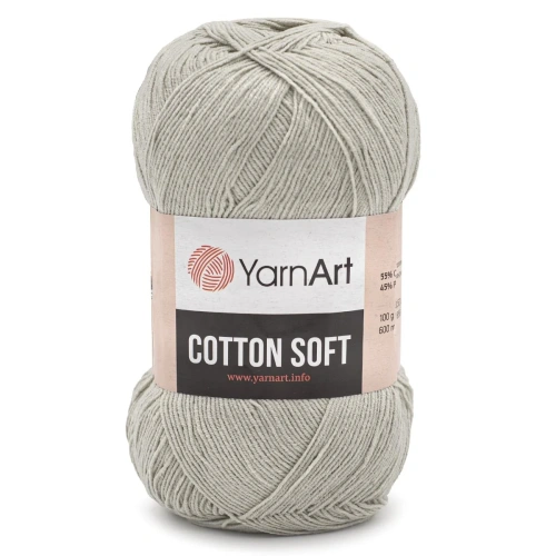 Пряжа YarnArt 'Cotton soft' 100гр 600м (55% хлопок, 45% акрил) (49)