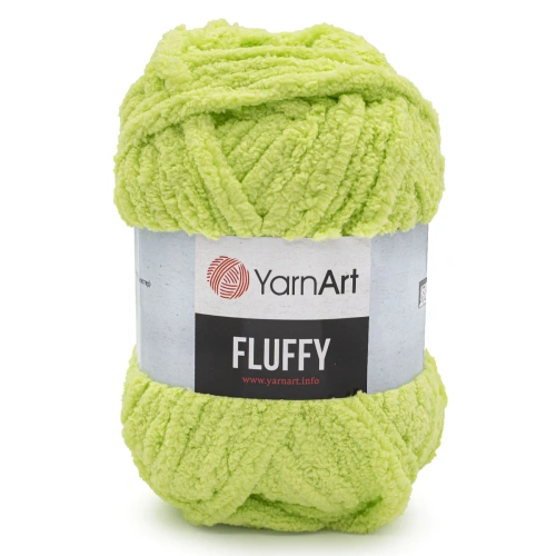 Пряжа YarnArt 'Fluffy' 150гр 70м (100% микрополиэстер) (717 нежно-зеленый)