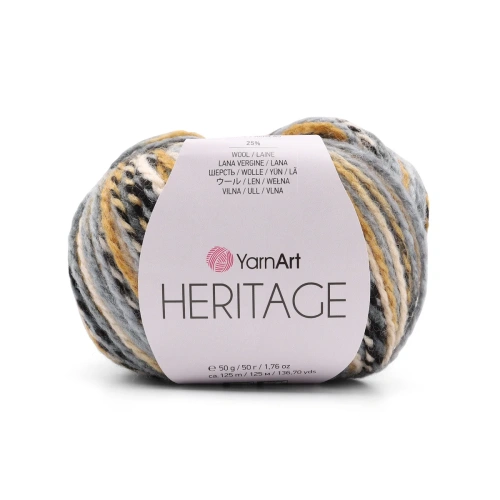 Пряжа YarnArt 'Heritage' 50гр 125м (25% шерсть, 75% акрил) (331 принт)