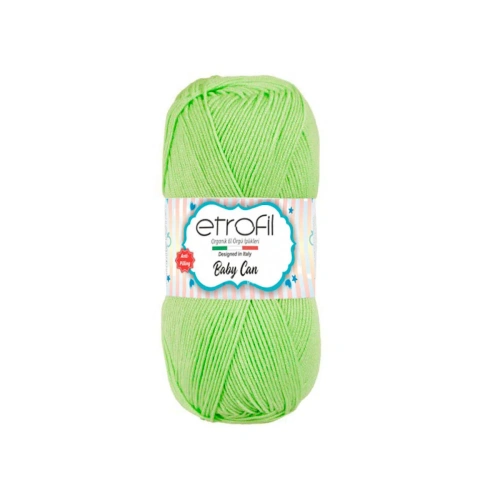 Пряжа Etrofil 'BABY CAN' 100гр 250м (100% антипиллинговый акрил) (80046 водяная зелень)