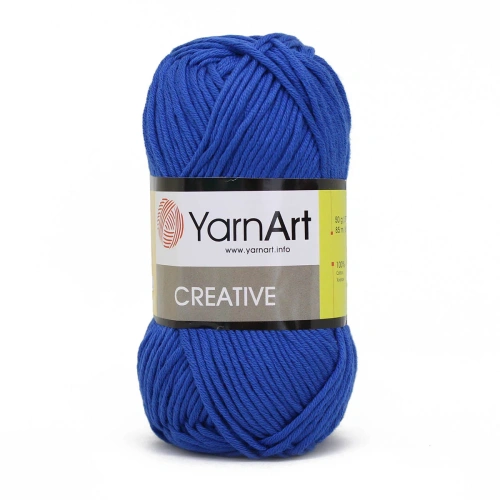 Пряжа YarnArt 'Creative' 50гр 85м (100% хлопок) (240 синий)