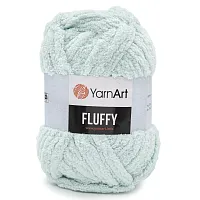 Пряжа YarnArt 'Fluffy' 150гр 70м (100% микрополиэстер) (712 нежно-голубой)