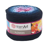 Пряжа YarnArt 'Flowers' 250гр 1000м (55% хлопок, 45% полиакрил) (273 секционный)