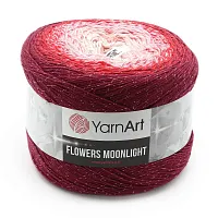 Пряжа YarnArt 'Flowers Moonlight' 260гр 1000м (53% хлопок, 43% полиакрил, 4% металлик) (3269 секционный)