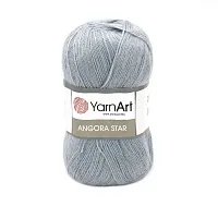 Пряжа YarnArt 'Angora Star' 100гр 500м (20% тонкая шерсть, 80% акрил) (3072 голубой джинс)