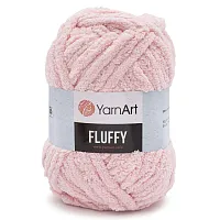 Пряжа YarnArt 'Fluffy' 150гр 70м (100% микрополиэстер) (714 розовый)