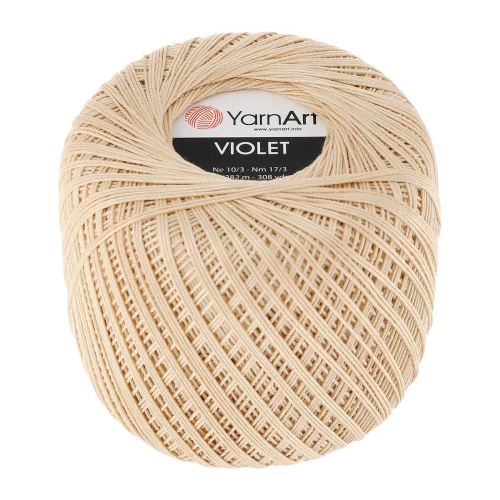 Пряжа YarnArt 'Violet' 50гр 282м (100% мерсеризованный хлопок) (4660 бежевый)