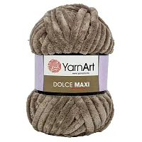 Пряжа YarnArt 'Dolce Maxi' 200гр 70м (100% микрополиэстер) (754 какао)