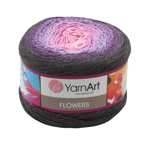 Пряжа YarnArt 'Flowers' 250гр 1000м (55% хлопок, 45% полиакрил) (276 секционный)