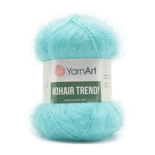 Пряжа YarnArt 'Mohair trendy' 100гр 220м (50% мохер, 50% акрил) (142 голубой)