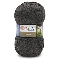 Пряжа YarnArt 'Tweed' 100гр 300м (30% шерсть, 60% акрил, 10% вискоза) (225 темно-серый)