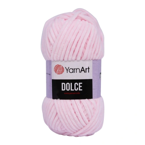 Пряжа YarnArt 'Dolce' 100гр 120м (100% микрополиэстер) (781 нежно-розовый)