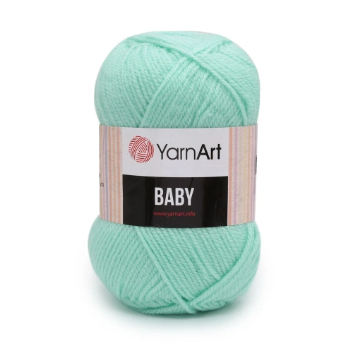 Пряжа YarnArt 'Baby' 50гр 150м (100% акрил) (856 светлая бирюза)