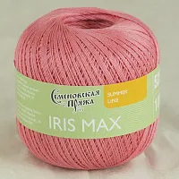 Семеновская пряжа Ирис макс IRIS max  хлопок_100% 5289т розовый