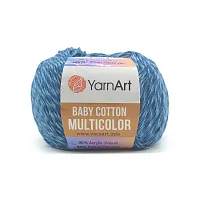 Пряжа YarnArt 'Baby cotton multicolor' 50гр 165м (50% хлопок, 50% акрил) (5210)