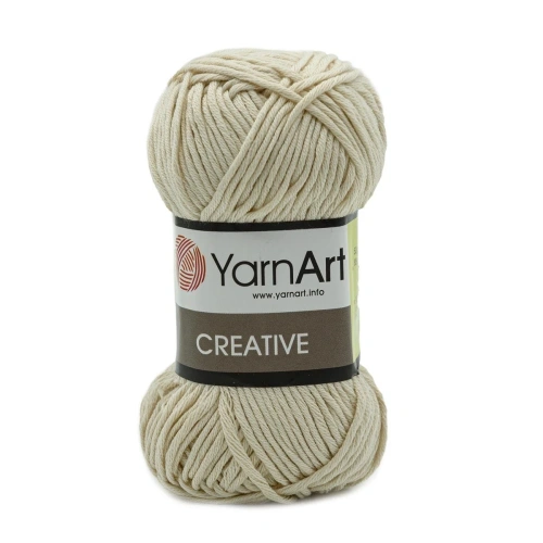 Пряжа YarnArt 'Creative' 50гр 85м (100% хлопок) (223 кремовый)