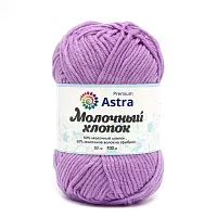 Пряжа Astra Premium 'Молочный хлопок' (Milk Cotton) 50гр 100м (+/-5%) (50%хлопок, 50%молочный акрил) (65