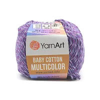 Пряжа YarnArt 'Baby cotton multicolor' 50гр 165м (50% хлопок, 50% акрил) (5218)