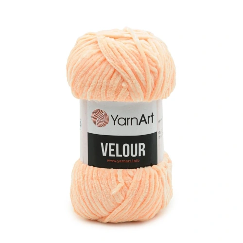 Пряжа YarnArt 'Velour' 100г 170м (100% микрополиэстер) (863 персиковый)