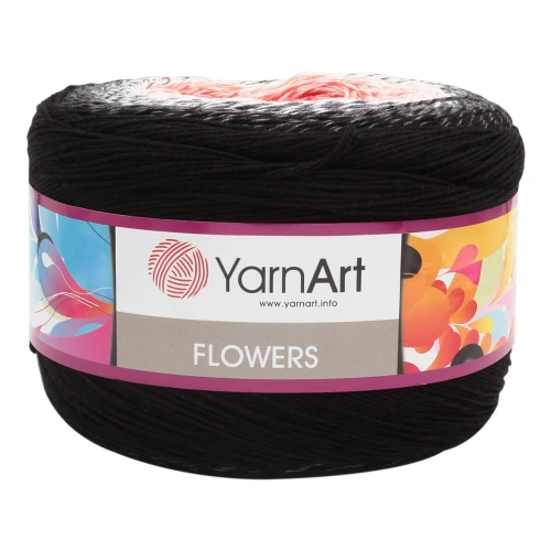 Пряжа YarnArt 'Flowers' 250гр 1000м (55% хлопок, 45% полиакрил) (260 секционный)