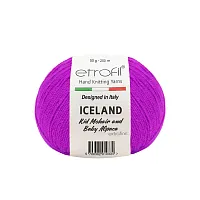 Пряжа Etrofil 'ICELAND' 50гр 250м (10% кид мохер, 5% беби альпака, 55% полиамид, 30% вискоза) (70614