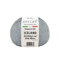 Пряжа Etrofil 'ICELAND' 50гр 250м (10% кид мохер, 5% беби альпака, 55% полиамид, 30% вискоза) (06005