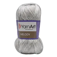 Пряжа YarnArt 'Melody' 100гр 230м (9% шерсть, 21% акрил, 70% полиамид) (881 серебро)