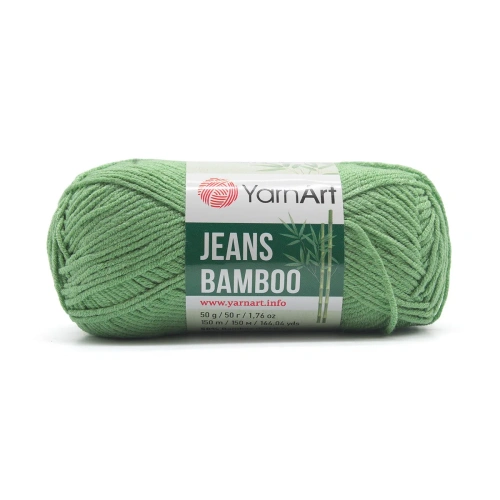 Пряжа YarnArt 'Jeans bamboo' 50гр 150м (50% бамбук, 50% полиакрил) (138 мятный)