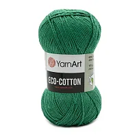 Пряжа YarnArt 'Eco Cotton' 100гр 220м (80% хлопок, 20% полиэстер) (767 зеленый)