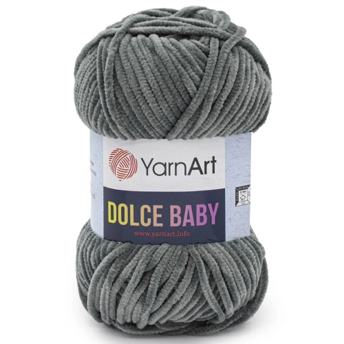 Пряжа YarnArt 'Dolce Baby' 50гр 85м (100% микрополиэстер) (760 серый)