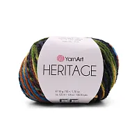 Пряжа YarnArt 'Heritage' 50гр 125м (25% шерсть, 75% акрил) (333 принт)