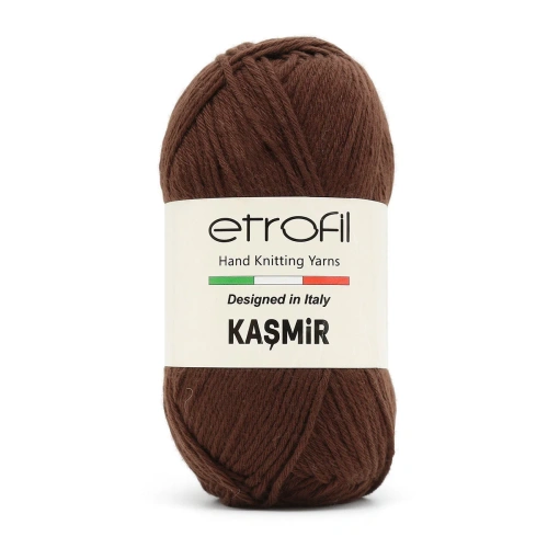 Пряжа Etrofil 'KASMİR' 100гр. 225м (100% микрокашемир ПА) (70072 коричневый)