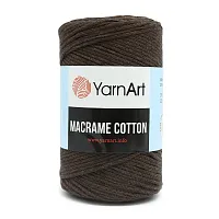 Пряжа YarnArt 'Macrame Cotton' 250гр 225м (80% хлопок, 20% полиэстер) (769 темный шоколад)