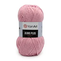 Пряжа YarnArt 'Jeans Plus' 100гр 160м (55% хлопок, 45% полиакрил) (36 розовый)