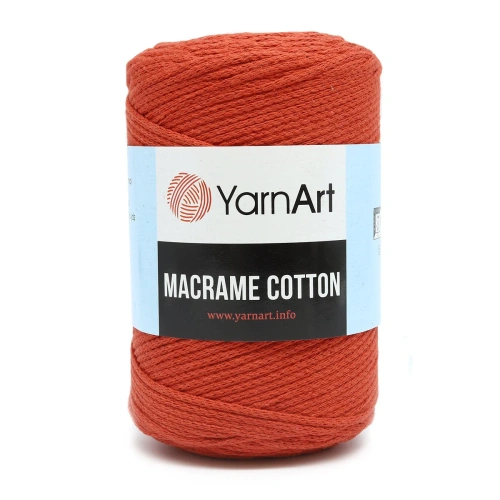 Пряжа YarnArt 'Macrame Cotton' 250гр 225м (80% хлопок, 20% полиэстер) (785 красный)