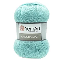 Пряжа YarnArt 'Angora Star' 100гр 500м (20% тонкая шерсть, 80% акрил) (546 св-бирюзовый)