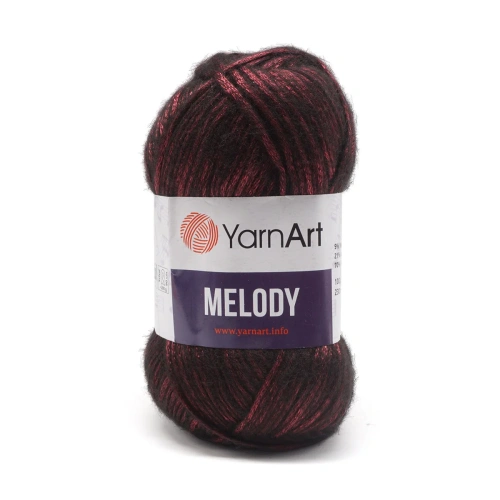 Пряжа YarnArt 'Melody' 100гр 230м (9% шерсть, 21% акрил, 70% полиамид) (888 красный)