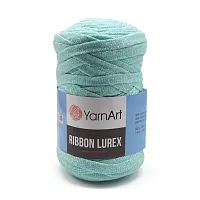 Пряжа YarnArt 'Ribbon Lurex' 250гр 110м (60% хлопок, 20% вискоза, полиэстер, 20% металлик) (738 светлая