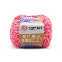 Пряжа YarnArt 'Baby cotton multicolor' 50гр 165м (50% хлопок, 50% акрил) (5214)