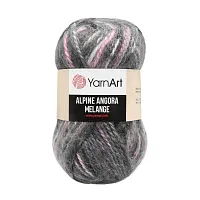 Пряжа YarnArt 'Alpine Angora Melange' 150г 150м (20% шерсть, 80% акрил) (434 меланж)