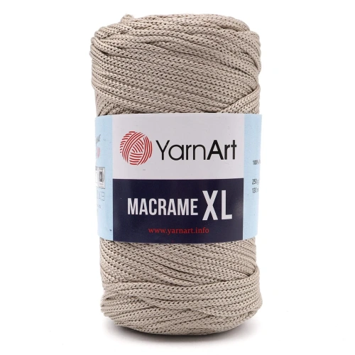 Пряжа YarnArt 'Macrame XL' 250гр 130м (100% полиэстер) (156 суровый)