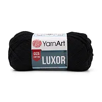 Пряжа YarnArt 'Luxor' 50гр 125м (100% мерсеризованный хлопок) (1215 черный)