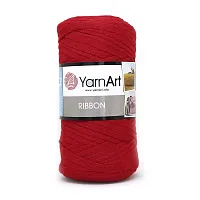 Пряжа YarnArt 'Ribbon' 250гр 125м (60% хлопок, 40% вискоза и полиэстер) (773 красный)