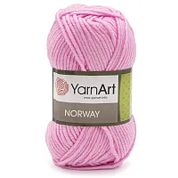 Пряжа YarnArt 'Norway' 100гр 105м (100% акрил) (20 розовый)