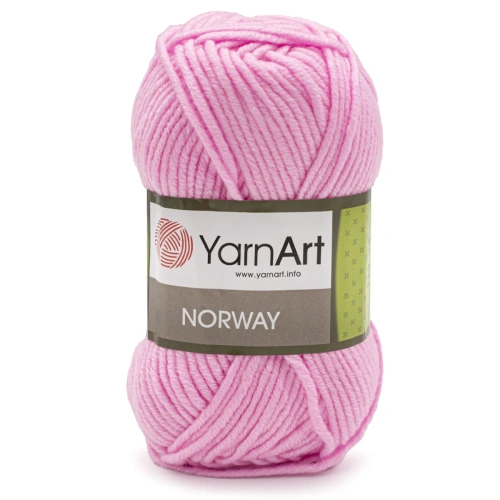 Пряжа YarnArt 'Norway' 100гр 105м (100% акрил) (20 розовый)