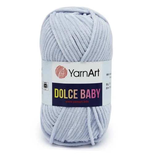 Пряжа YarnArt 'Dolce Baby' 50гр 85м (100% микрополиэстер) (776 голубой)